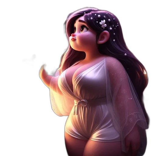 dress, concept art, 3d render, fantasy art transparent PNG cut-out