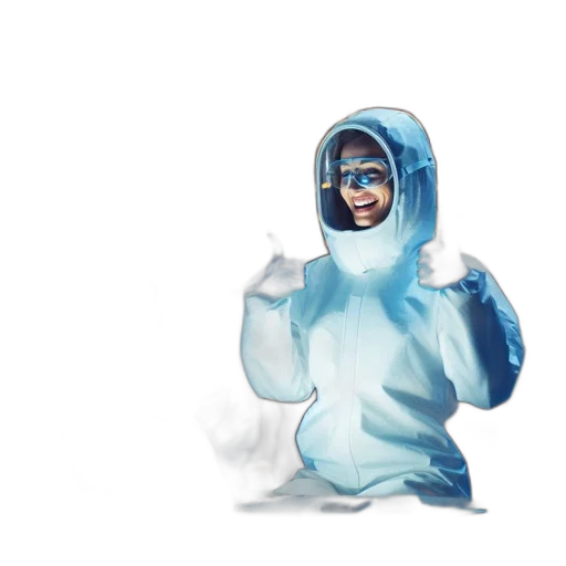 creature, jacket, mask, robot transparent PNG cut-out