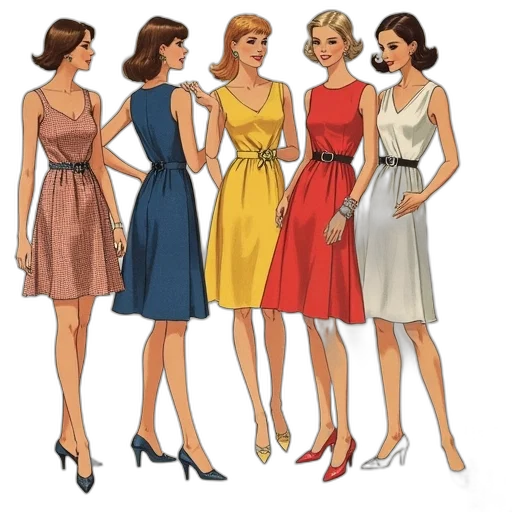dress, jewelry, concept art, cartoon transparent PNG cut-out