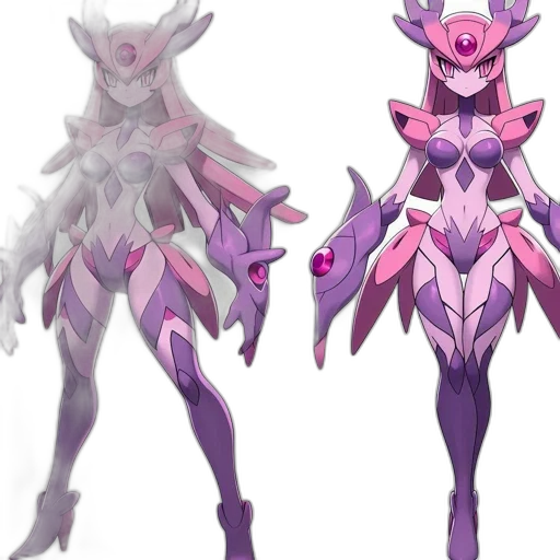 concept art, fantasy art, 3d render, anime transparent PNG cut-out