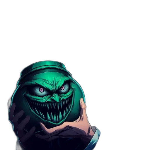 mask, face, creature, staff transparent PNG cut-out