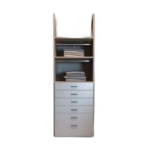 furniture, 3d render, closet, organizer transparent PNG cut-out