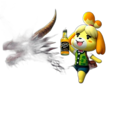 weapon, animal, bottle, staff transparent PNG cut-out