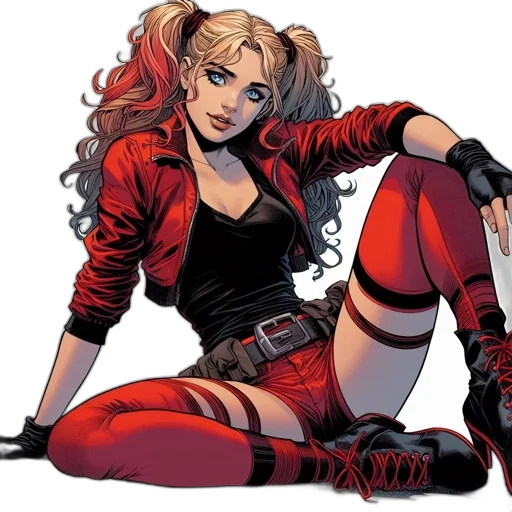 comic book art, concept art, cartoon, cyberpunk transparent PNG cut-out