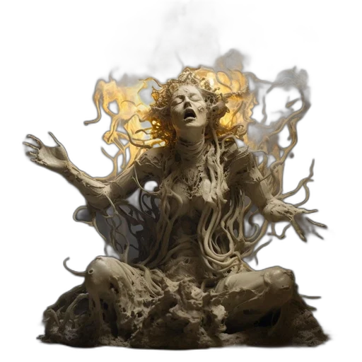 concept art, fantasy art, photorealistic, 3d render transparent PNG cut-out