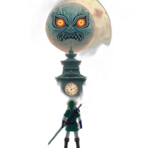 mask, staff, sword, robot transparent PNG cut-out