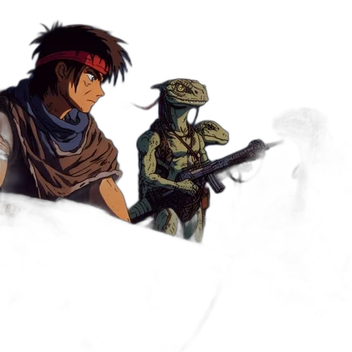 weapon, concept art, pixel art, comic book art transparent PNG cut-out