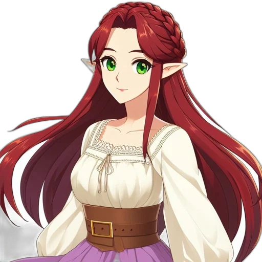 dress, staff, crown, face transparent PNG cut-out