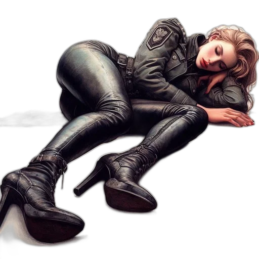 jacket, concept art, photorealistic, comic book art transparent PNG cut-out