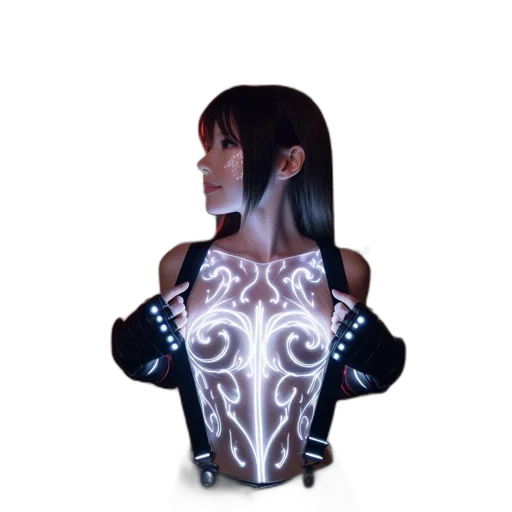 dress, robot, jacket, jewelry transparent PNG cut-out
