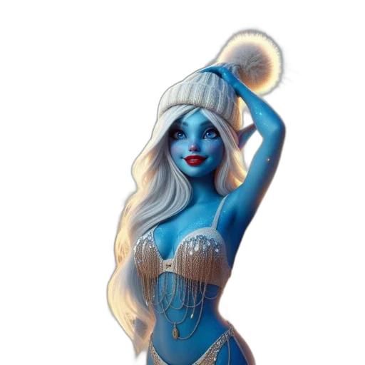 staff, jewelry, mask, fantasy art transparent PNG cut-out