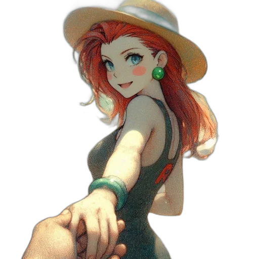 hat, dress, weapon, jewelry transparent PNG cut-out