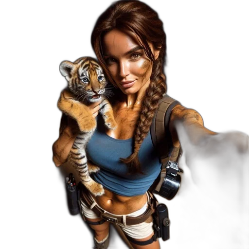 animal, fantasy art, concept art, photorealistic transparent PNG cut-out