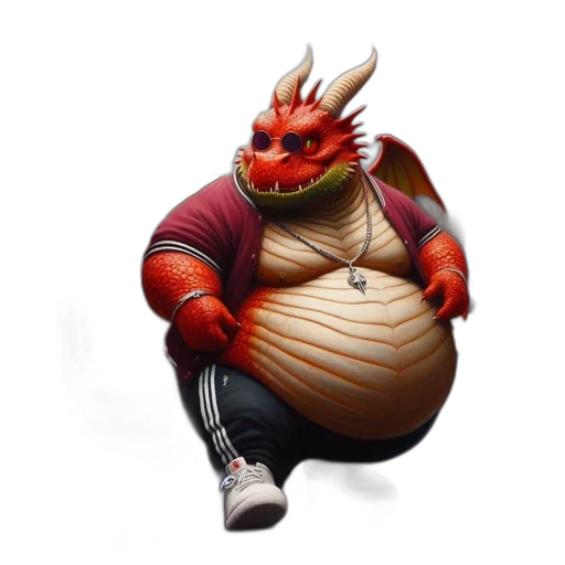 dragon, creature, animal, jacket transparent PNG cut-out