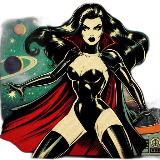 comic book art, cartoon, concept art, fantasy art transparent PNG cut-out