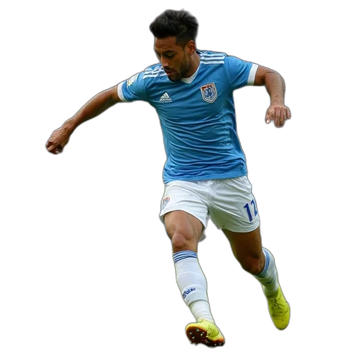 soccer, player, tripped, off transparent PNG cut-out