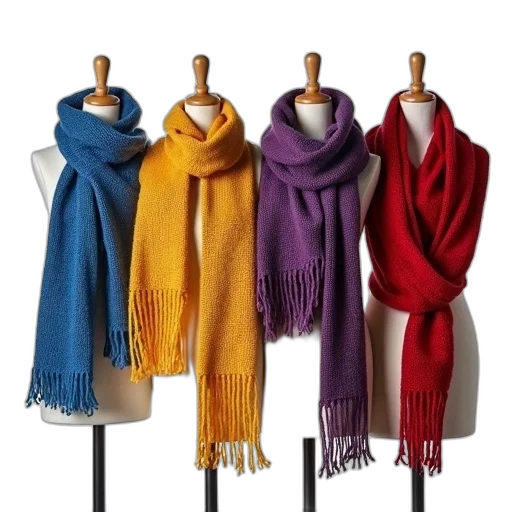 colorful, golden, collection, knitted transparent PNG cut-out