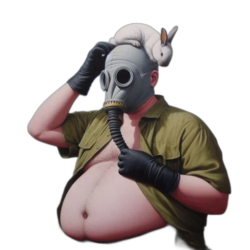 mask, robot, creature, face transparent PNG cut-out