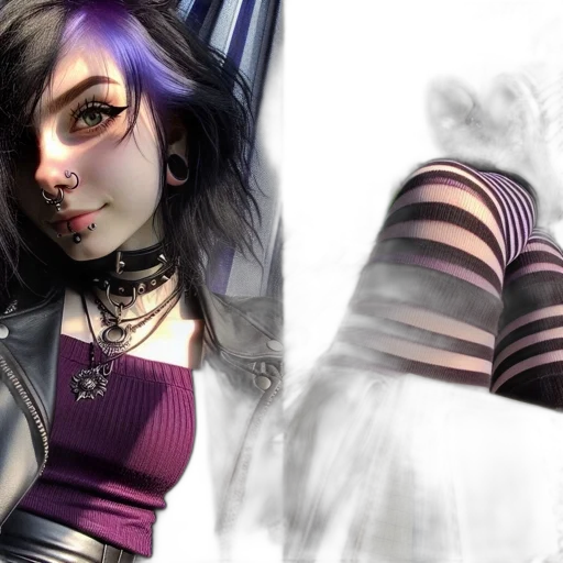 cyberpunk, concept art, fantasy art, photorealistic transparent PNG cut-out