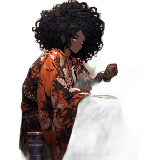 dress, jacket, hair, face transparent PNG cut-out