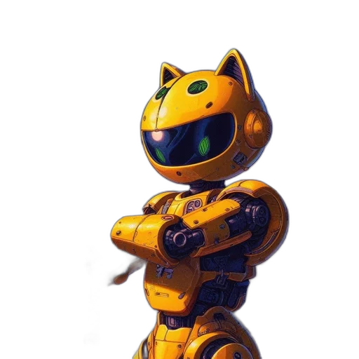 robot, animal, weapon, staff transparent PNG cut-out