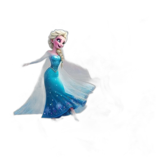 dress, crown, concept art, 3d render transparent PNG cut-out