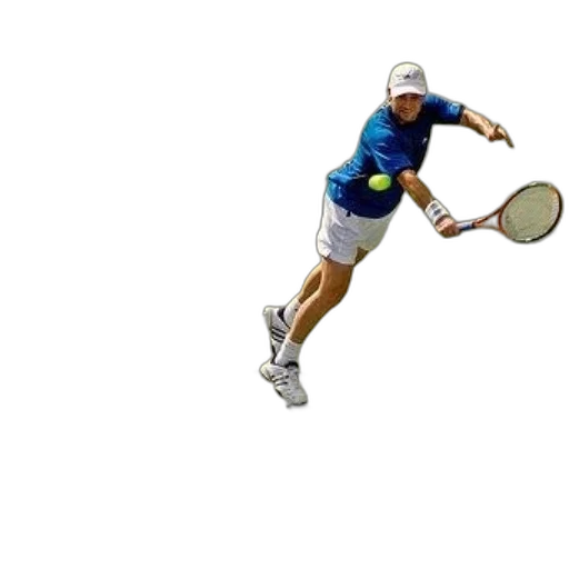 photorealistic, pixel art, 3d render, tennis transparent PNG cut-out