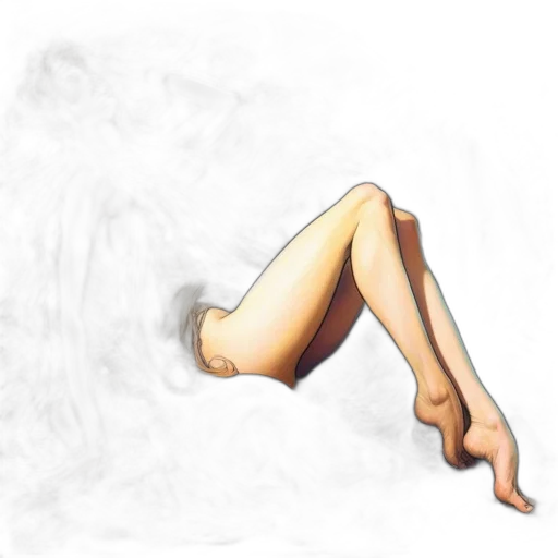 dress, shoes, mask, staff transparent PNG cut-out