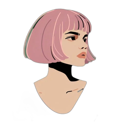 face, hat, hair, mask transparent PNG cut-out