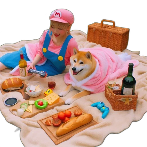 food, animal, 3d render, concept art transparent PNG cut-out