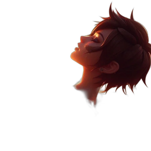 face, mask, hair, crown transparent PNG cut-out