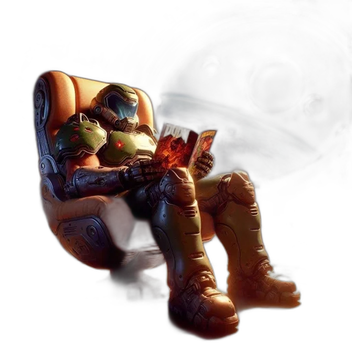 robot, mask, furniture, weapon transparent PNG cut-out