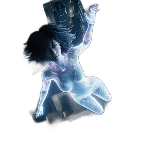 robot, dress, creature, hair transparent PNG cut-out