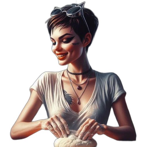 jewelry, face, staff, dress transparent PNG cut-out