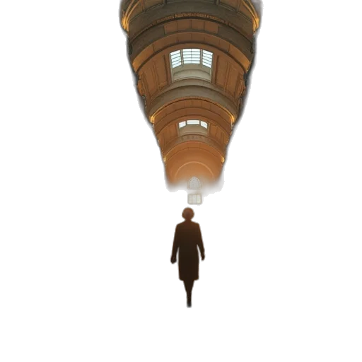 dress, umbrella, robot, building transparent PNG cut-out
