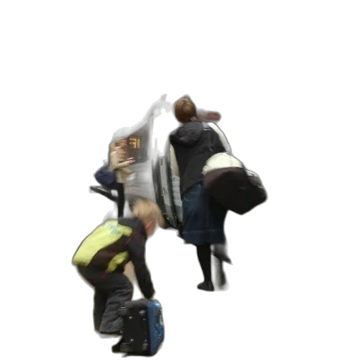 staff, jacket, weapon, robot transparent PNG cut-out