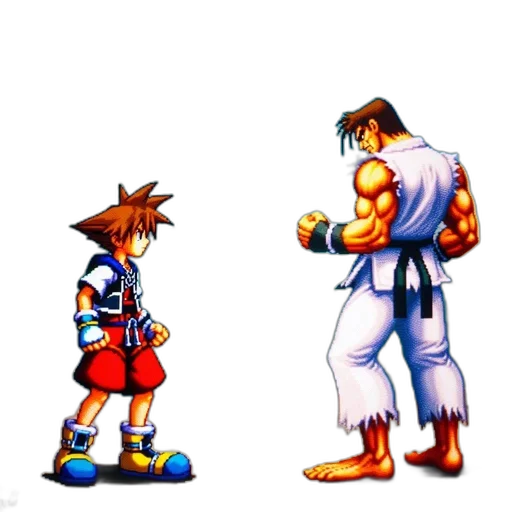 concept art, pixel art, 3d render, screenshot transparent PNG cut-out
