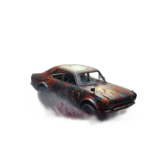 car, weapon, bottle, creature transparent PNG cut-out