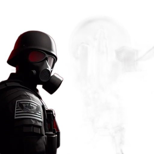 mask, weapon, staff, robot transparent PNG cut-out