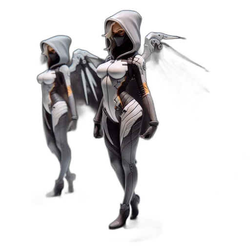 robot, jacket, concept art, fantasy art transparent PNG cut-out