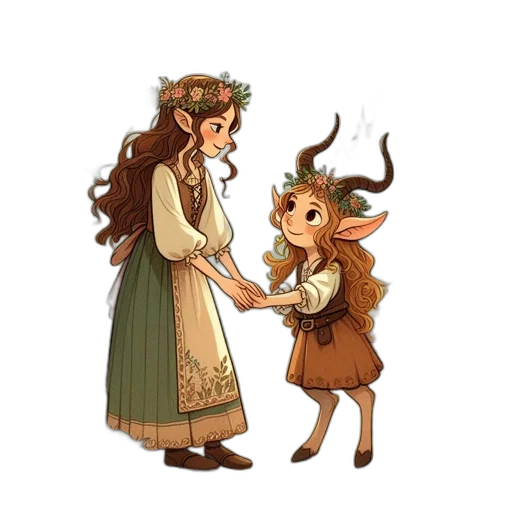 concept art, fantasy art, watercolor, pixel art transparent PNG cut-out