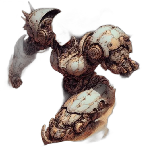 robot, creature, dragon, weapon transparent PNG cut-out