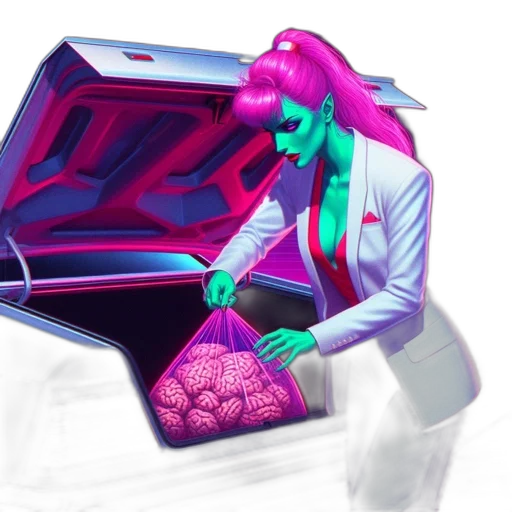 robot, jacket, car, crown transparent PNG cut-out