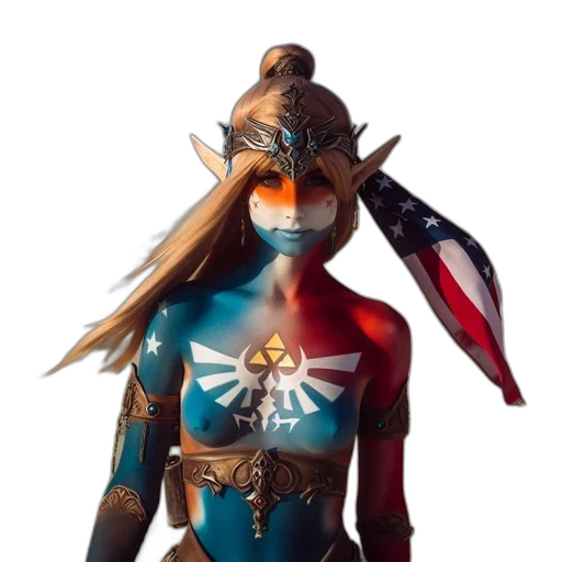 mask, dragon, creature, staff transparent PNG cut-out