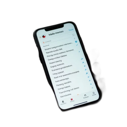 iphone, app, showing, italian transparent PNG cut-out