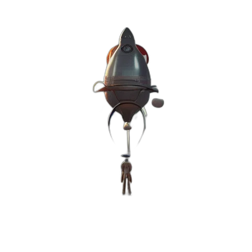 robot, staff, weapon, umbrella transparent PNG cut-out