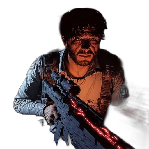 weapon, comic book art, concept art, pixel art transparent PNG cut-out