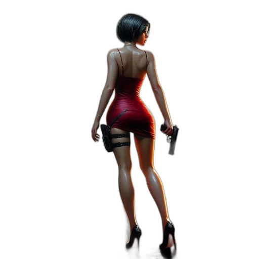 dress, weapon, shoes, robot transparent PNG cut-out