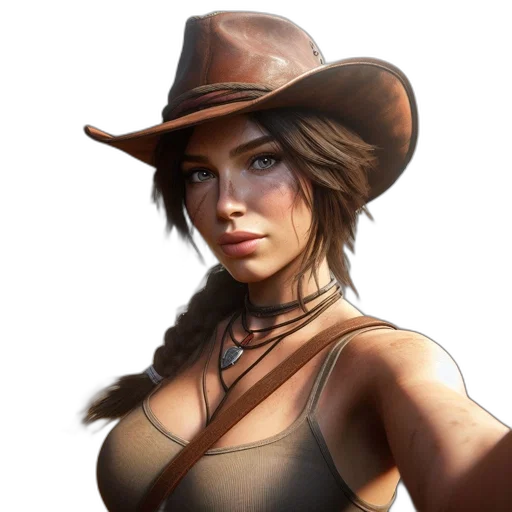 hat, staff, face, weapon transparent PNG cut-out