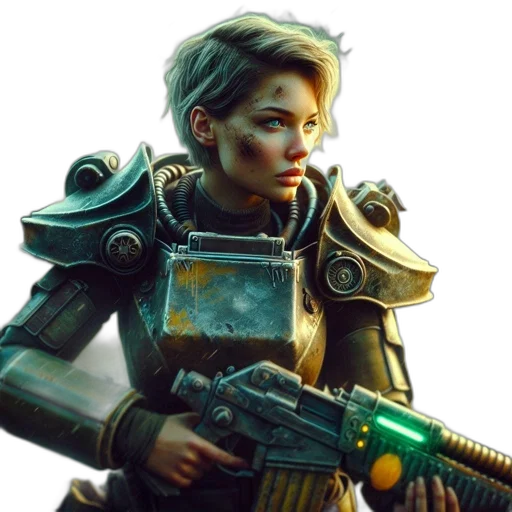 weapon, staff, robot, sword transparent PNG cut-out